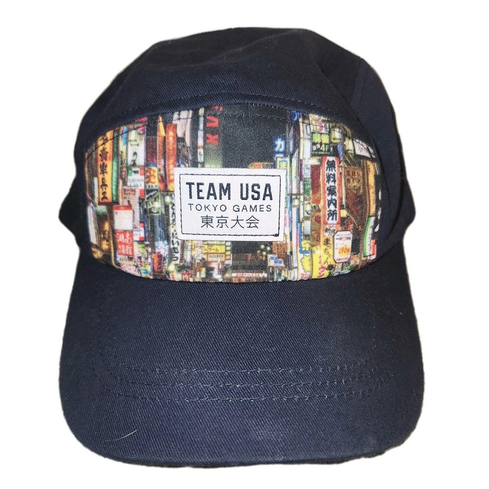 Team USA Olympic Team Hat Cap Snapback Youth Road to Tokyo 5 Panel Racer Camper